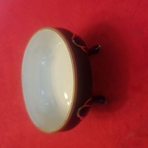 JL Menau Cobalt Blue and Gold Dish (lid is missing)